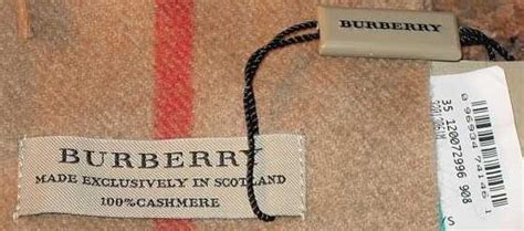 burberry scarf real tag|burberry labels for dummies.